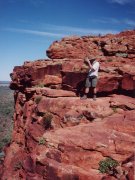 On the edge, Kings Canyon NP On the edge, Kings Canyon NP