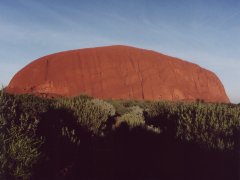 Ayers Rock, vom Sunrise Point aus Ayers Rock, vom Sunrise Point aus