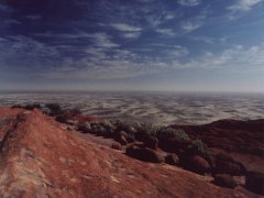 Ayers Rock, Aussicht nordwärts Ayers Rock, Aussicht nordwärts