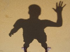 Lucky Luke - Faster than the shadow, Totaranui beach Lucky Luke - Faster than the shadow, Totaranui beach